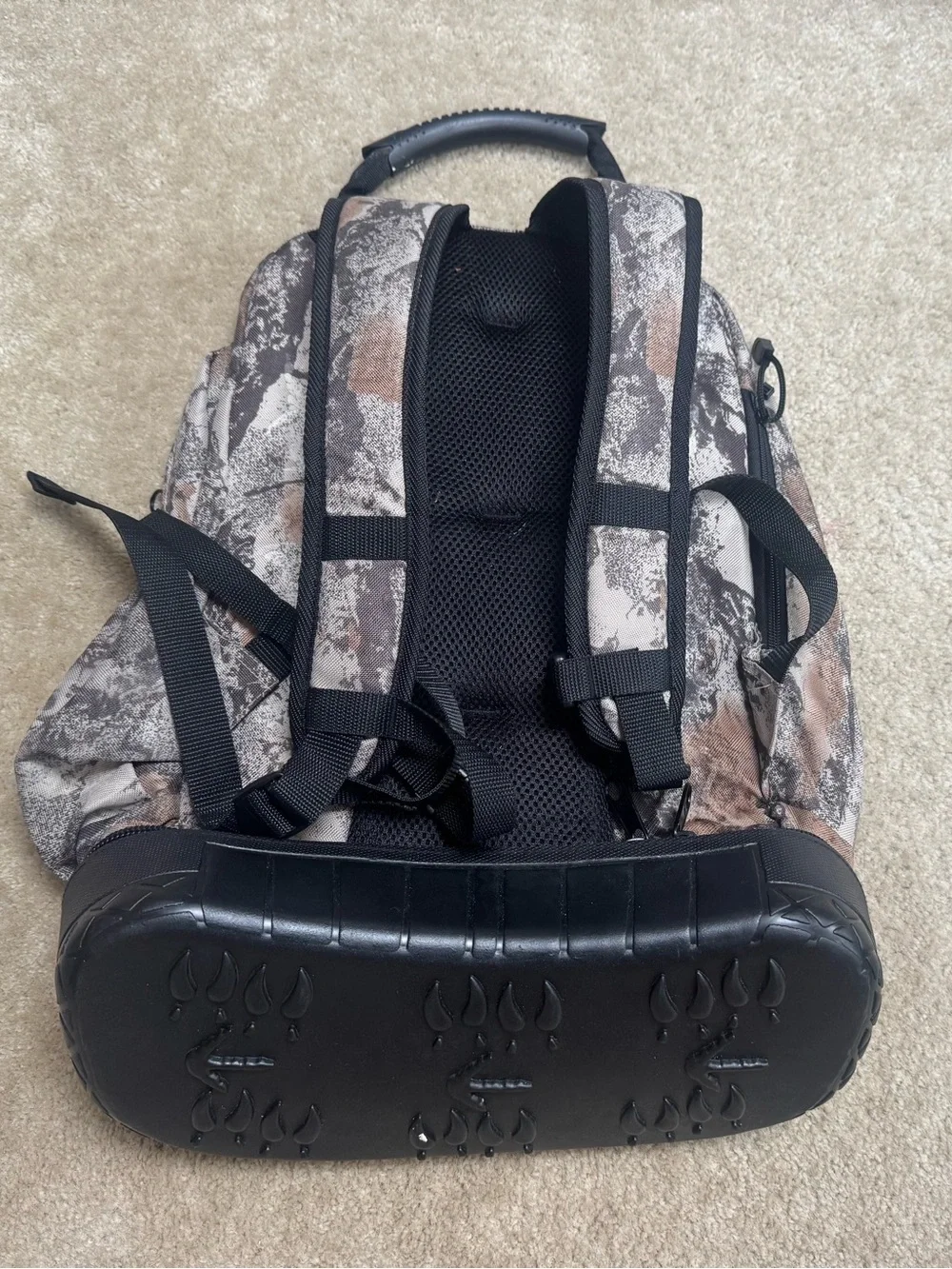 Ducks Unlimited Camo Backpack with Black Base